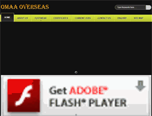 Tablet Screenshot of omaaoverseas.com